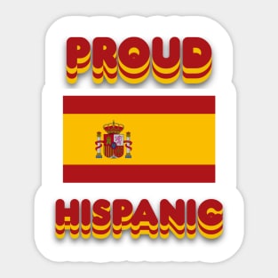 Proud Hispanic Sticker